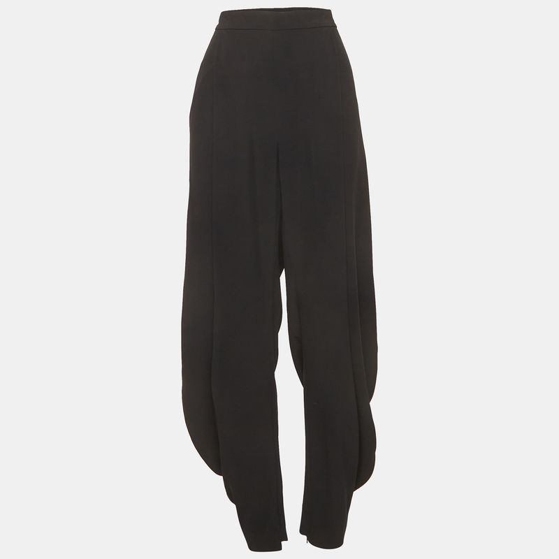 Ralph Lauren Purple Label Black Crepe Kersten Pants L